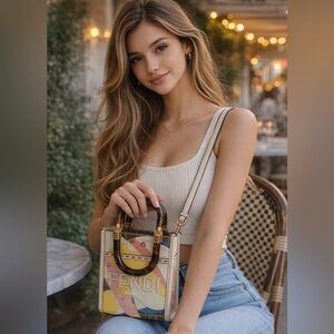 Fendi Multicolor Women's Bag. Wallet has sold separately.